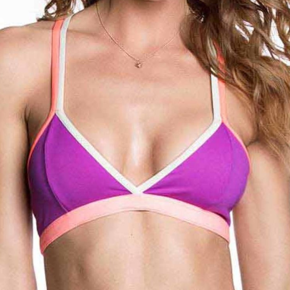 NWT MAAJI Reversible Mulberry Cocktail Bikini Top